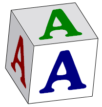 logotipo A-cubo